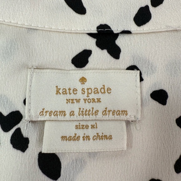 Kate Spade New York Silk Like Romper Faux Quilt Size Extra Large - Picture 5 of 10